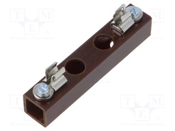Fuse holder; cylindrical fuses; Mounting: screw; 8x50mm; 6.3A