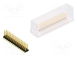 Connector: pin strips; pin header; male; PIN: 30; 2mm; SMT; 2x15