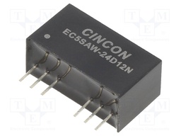 Converter: DC/DC; 10W; Uin: 9÷36V; Uout: 12VDC; Uout2: -12VDC; SIP8