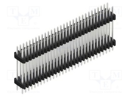 Connector: pin strips; pin header; male; PIN: 60; 1.27mm; THT; 2x30