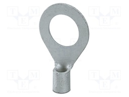 Non-insulated; Body: silver; Tip: ring