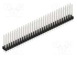 Connector: pin strips; pin header; male; PIN: 62; 2.54mm; THT; 2x31