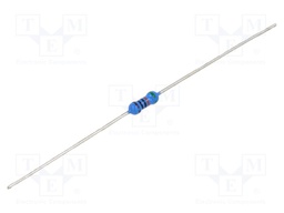 Resistor: metal film; THT; 100kΩ; 250mW; ±0.5%; 6.3x2.3mm; 10ppm/°C