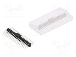 Connector: pin strips; pin header; male; PIN: 34; 2.54mm; SMT; 2x17