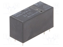 Relay: electromagnetic; SPST; Ucoil: 3VDC; 16A/250VAC; 16A/24VDC