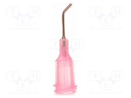Needle: steel; 0.5"; Size: 20; bent at 45°; Mounting: Luer Lock