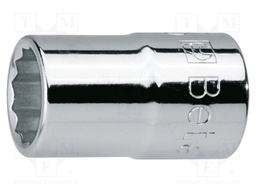 Socket: 12-angles; 12-angles,socket spanner; 27mm; 1/2"; steel