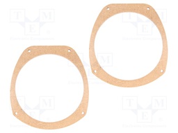 Spacer ring; MDF; 165mm; Land Rover; impregnated,varnished