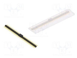 Connector: pin strips; pin header; male; PIN: 34; 2.54mm; SMT; 1x34