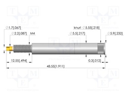 Test probe socket; test needles