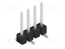 Connector: pin strips; pin header; male; PIN: 4; 2.54mm; SMT; 1x4