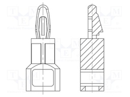 PCB distance; polyamide 66; L: 12.7mm; Colour: natural; UL94V-2
