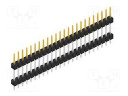 Connector: pin strips; pin header; male; PIN: 24; 2.54mm; THT; 1x24