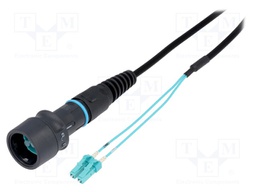 Connector: fiber optic; patchcord; PIN: 2; multi mode duplex (MM)