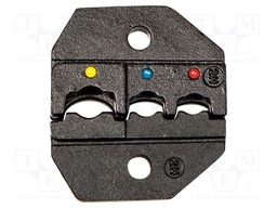 Crimping jaws; insulated connectors; 10AWG÷22AWG