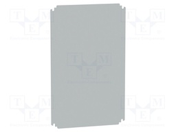 Mounting plate; galvanised steel; Plating: silicone