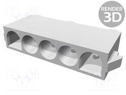 Socket; wire-wire/PCB; female; Universal MATE-N-LOK; 6.35mm; THT