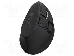 Mouse; black; USB A,USB C; wireless,optical; No.of butt: 9; 10m
