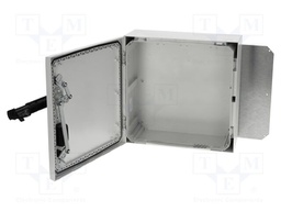 Enclosure: wall mounting; X: 500mm; Y: 500mm; Z: 210mm; ARCA; grey