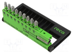 Tools set: screwdriver bits; Phillips,Pozidriv®,Torx®; 1/4"