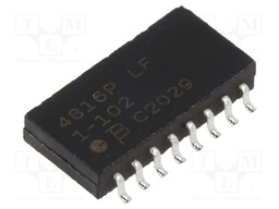 Resistor network: Y; 1kΩ; SMD; SOM-16; No.of resistors: 8; 1.28W
