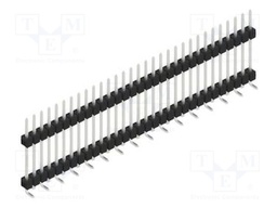 Connector: pin strips; pin header; male; PIN: 31; 2.54mm; SMT; 1x31