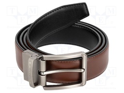 Trousers belt; Size: 100; brown-black; L: 110mm; W: 32mm