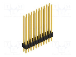 Connector: pin strips; pin header; male; PIN: 22; 1.27mm; THT; 2x11