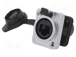 Coupler; Cat: 5e; shielded; Layout: 8p8c; RJ45 socket,both sides