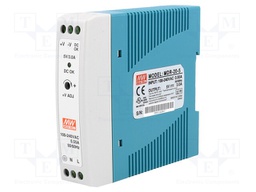 Power supply: switched-mode; 15W; 5VDC; 3A; 85÷264VAC; 120÷370VDC