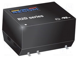 Converter: DC/DC; 2W; Uin: 21.6÷26.4V; Uout: 24VDC; Uout2: -24VDC