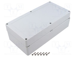 Enclosure: multipurpose; X: 120mm; Y: 240mm; Z: 75mm; ZP; ABS; IP67