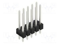 Connector: pin strips; pin header; male; PIN: 10; 2.54mm; THT; 2x5