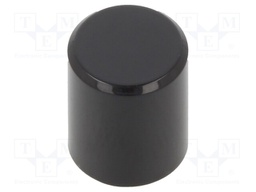 Button; round; black; Ø8.8mm