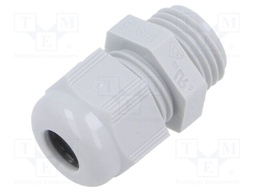Cable gland; M16; 1.5; IP68; polyamide 6; light grey; HELUTOP® HT