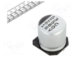 Capacitor: electrolytic; low ESR; SMD; 680uF; 16VDC; Ø10x10mm; ±20%