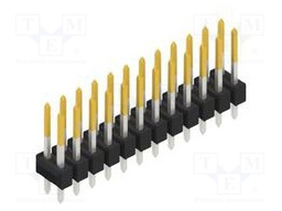 Connector: pin strips; pin header; male; PIN: 24; 2.54mm; THT; 2x12