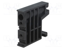 Holder; Application: ZUG; black; Width: 10mm; polyamide; TS35