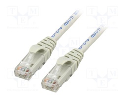 Patch cord; U/UTP; Cat: 6; RJ45 plug,both sides; stranded; Cu; 1.5m