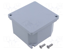 Enclosure: multipurpose; X: 100mm; Y: 100mm; Z: 58mm; ALUBOX; grey