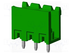 Connector: pluggable terminal block; socket; male; straight; THT