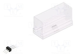 Connector: pin strips; pin header; male; PIN: 3; 1.27mm; SMT; 1x3