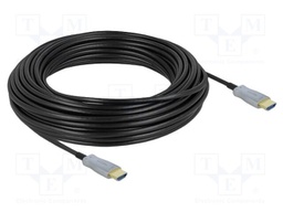 Cable; HDMI plug,both sides; HDMI 2.0,High Speed,optical; black