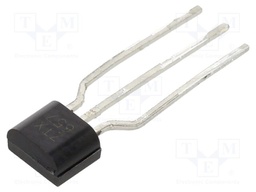 Transistor: NPN; bipolar; 300V; 0.5A; 1W; TO92