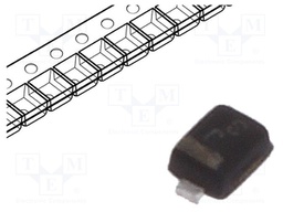 Diode: transil; 100W; 13.5V; unidirectional; SOD923; 15pF