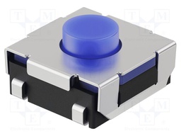 Microswitch TACT; SPST-NO; Pos: 2; 50mA/12VDC; SMT; 2.94N; 3.5mm
