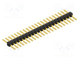 Connector: pin strips; pin header; male; PIN: 22; 2.54mm; SMT; 1x22