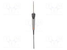 Probe: PT100-type temperature; -50÷400°C; Probe dia: 5mm; <70s