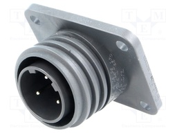 Connector: circular; socket; male; PIN: 3; EXPlora; Contacts: brass