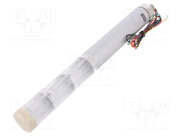 Signaller: signalling column; continuous light; Usup: 24VDC; LED